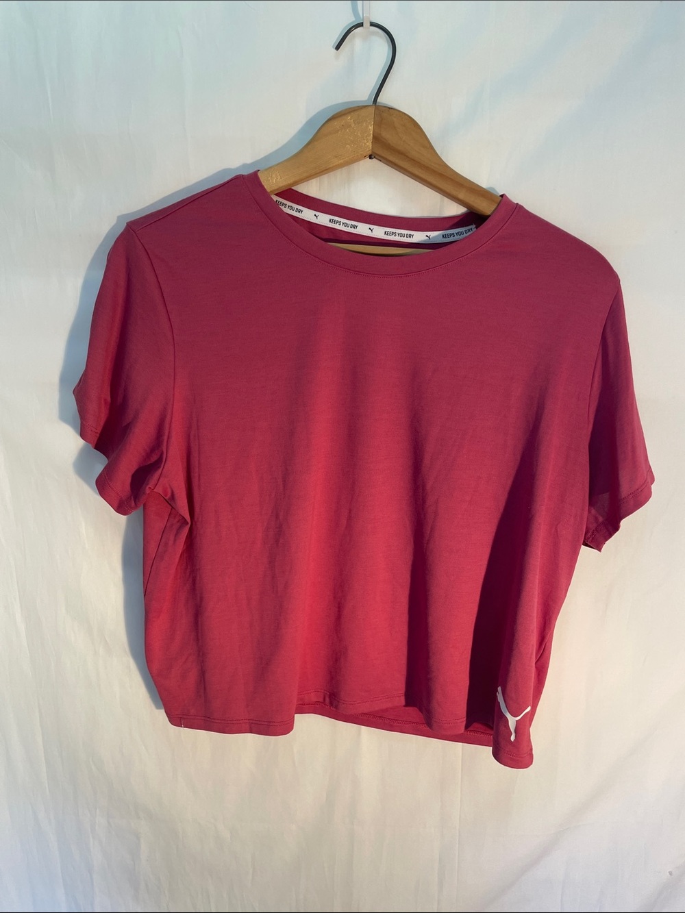 Puma Rose Pink Short Sleeve Crewneck Tee
